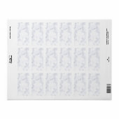 Wit Marmer Etiket (Full Sheet)