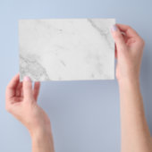 Wit Marmer Flyer (Hand)