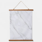 Wit Marmer Hangend Wandkleed (Voorkant 3)