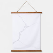 Wit Marmer Hangend Wandkleed (Voorkant)