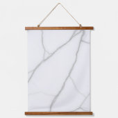 Wit Marmer Hangend Wandkleed (Voorkant)