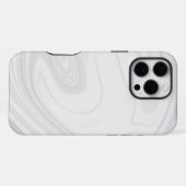 Wit Marmer iPhone Hoesje (Achterkant horizontaal)