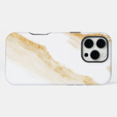 Wit Marmer iPhone Hoesje (Achterkant horizontaal)