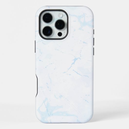 Wit Marmer iPhone Hoesje (Achterkant)