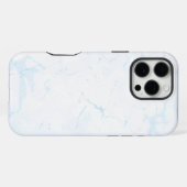Wit Marmer iPhone Hoesje (Achterkant horizontaal)