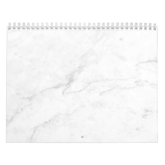 Wit Marmer Kalender (Hoes)