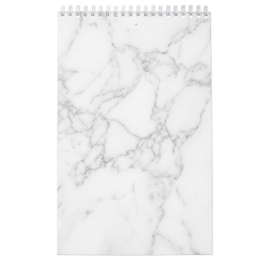 Wit Marmer Kalender (Hoes)