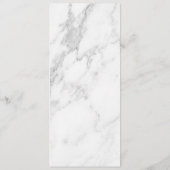 Wit Marmer Menu (Achterkant)