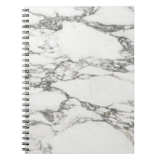 Wit marmer notitieboek (Voorkant)
