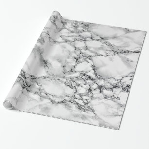 Wit marmer ontwerp inpakpapier