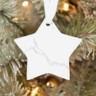 Wit Marmer Ornament