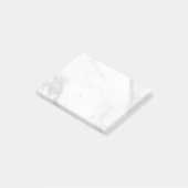 Wit Marmer Post-it® Notes (Schuin)