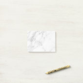 Wit Marmer Post-it® Notes (Op bureau)