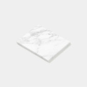 Wit Marmer Post-it® Notes (Schuin)