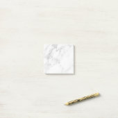 Wit Marmer Post-it® Notes (Op bureau)