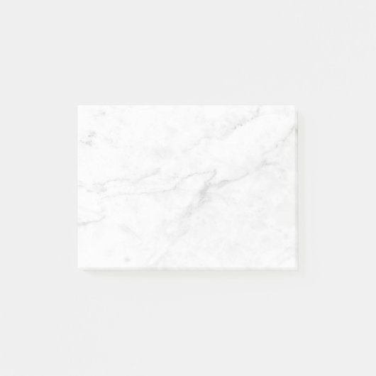 Wit Marmer Post-it® Notes (Voorkant)