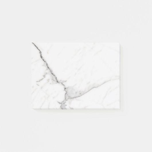 Wit Marmer Post-it® Notes (Voorkant)