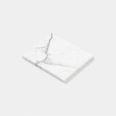 Wit Marmer Post-it® Notes (Schuin)
