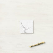 Wit Marmer Post-it® Notes (Op bureau)