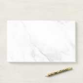 Wit Marmer Post-it® Notes (Op bureau)