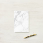 Wit Marmer Post-it® Notes (Op bureau)