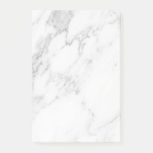 Wit Marmer Post-it® Notes (Voorkant)