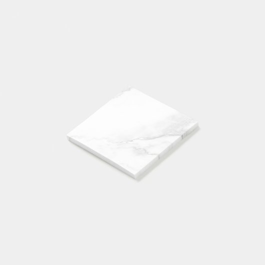 Wit Marmer Post-it® Notes (Schuin)