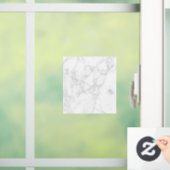 Wit Marmer Raamsticker (Huis)