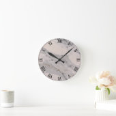 Wit marmer ronde klok (Huis)