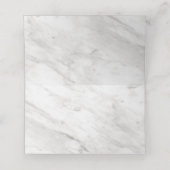 Wit Marmer & Roos Goud Modern Tafelnummer (Binnenkant ongevouwen)