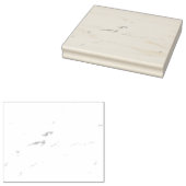 Wit Marmer Rubberstempel (Gestempeld)