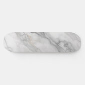 Wit Marmer Skateboard (Horizontaal)