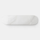 Wit Marmer Skateboard (Horizontaal)