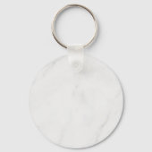 Wit marmer sleutelhanger (Achterkant)