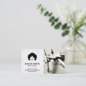 Wit Marmer | Toetsen Visitekaartje (Staand voorkant)