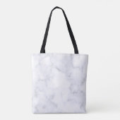 Wit marmer tote bag (Achterkant)