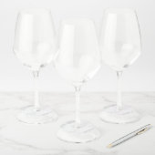 Wit Marmer Wijnglaslabel (Set)