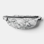 Wit marmeren ontwerp Fanny Pack Heuptasje (Liggend)