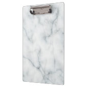 wit marmeren patroon klembord (Links)