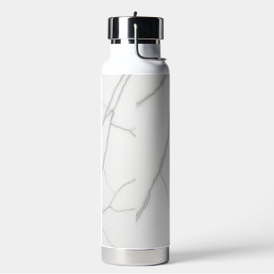 Wit marmeren profielkaart waterfles