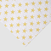 Wit met gouden sterren tissuepapier (Detail)