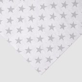 Wit met grijze sterren tissuepapier (Detail)