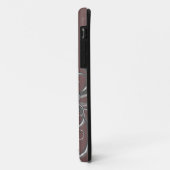 Wit - Metaalventilator Verdroogd effect Case-Mate iPhone Case (Achterkant/links)