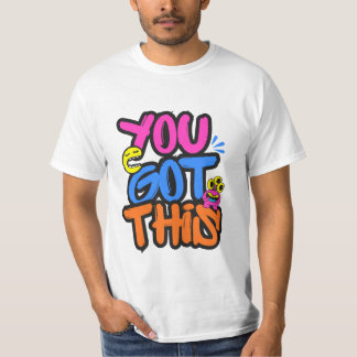 Wit Mindset Quote T-Shirt | Krachtig Grafisch T-Sh