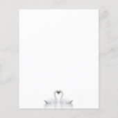 Wit minimalistisch in het menu Weddenschap (Achterkant)