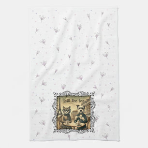 Wit morsen van de Tea Kitchen Handdoek