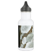 Wit natuurlijk patroon waterfles  (Links)