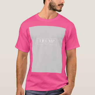 Wit op grijs_versie 13 Trump T-shirt