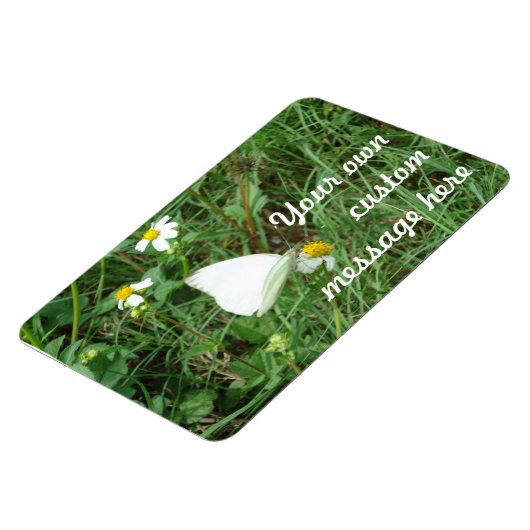 Wit op Groen Gepersonaliseerd Magneet (Linkerzijde)