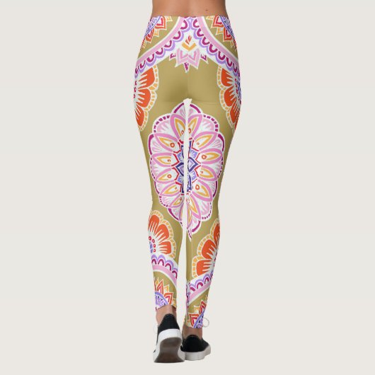 Wit op kartonnen kleur 2 leggings (Achterkant)